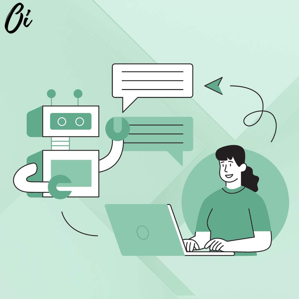 Live chat assistants with the use of AI