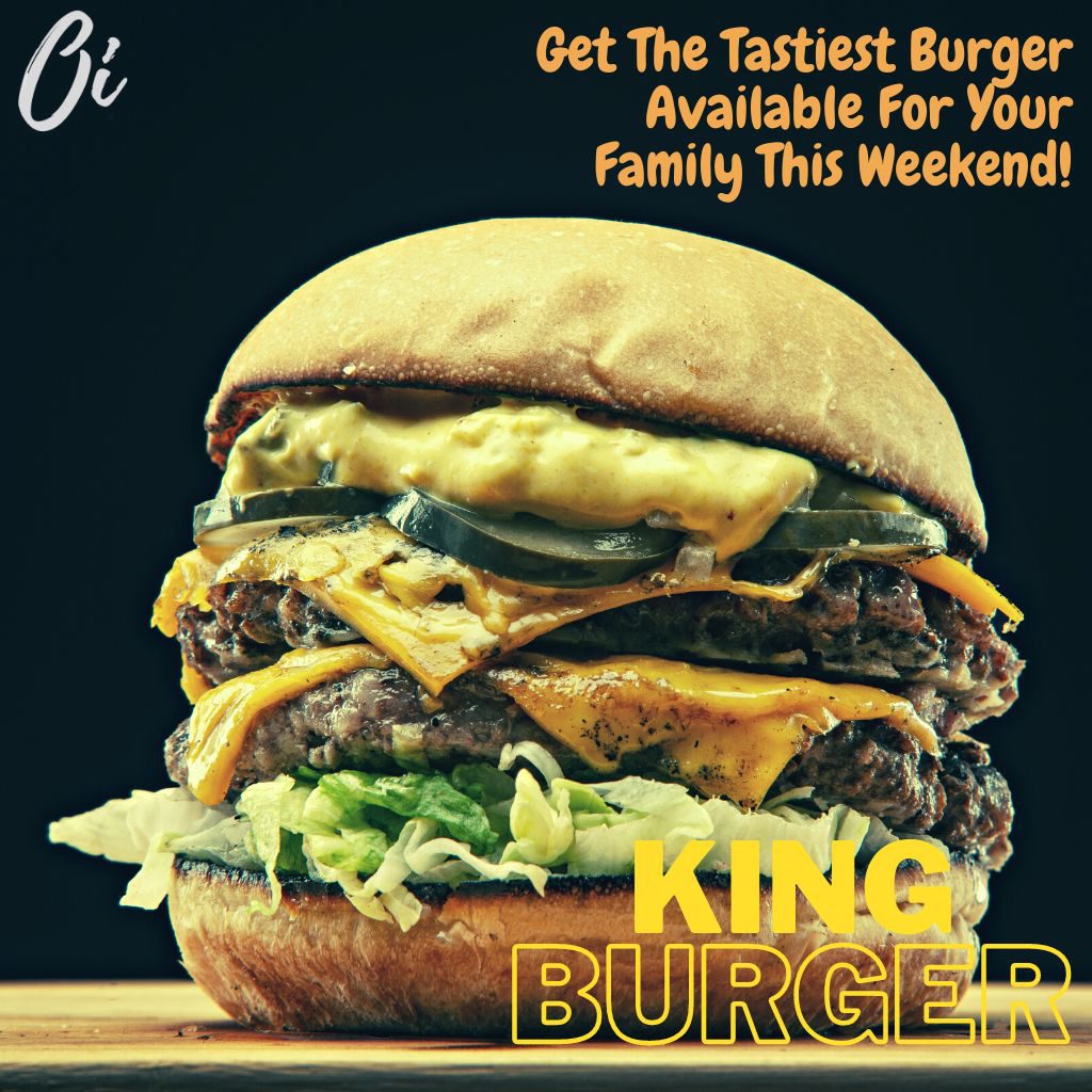 An Example of a Burger Advertisement