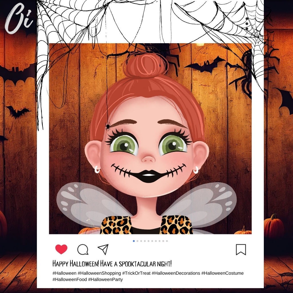 A Spooktacular Halloween Costume Profile Picture for Social Media