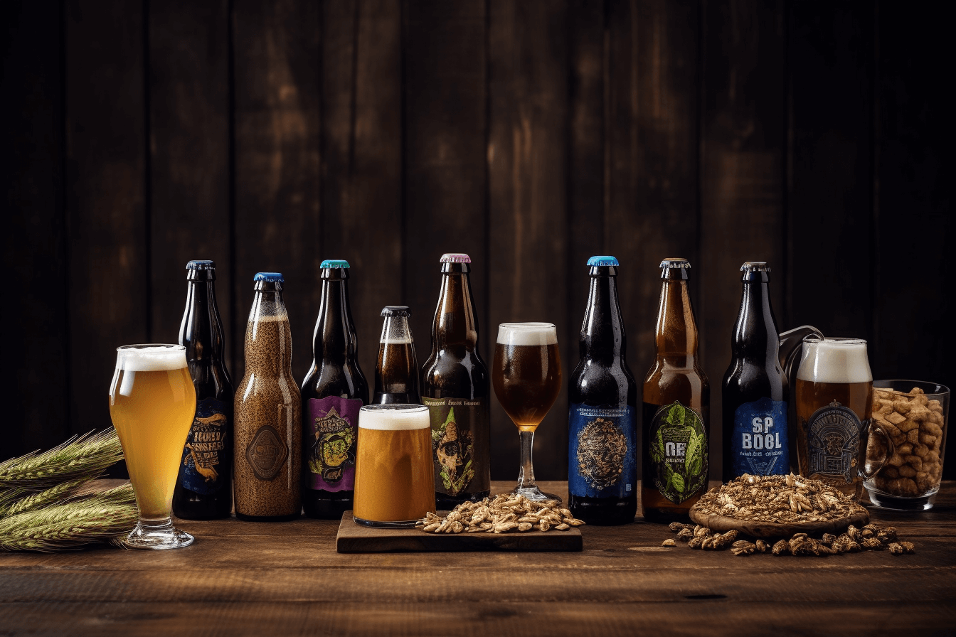 A proper display of craft beer marketing