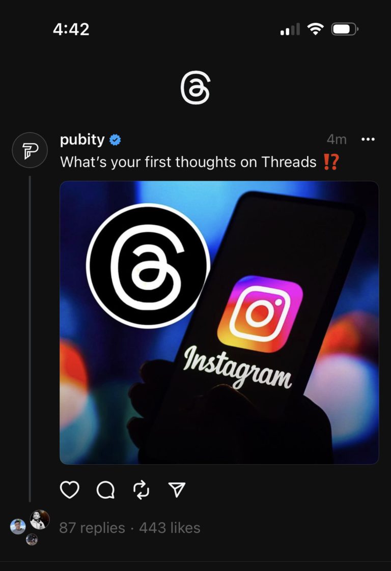Twitter Threads with Pubity