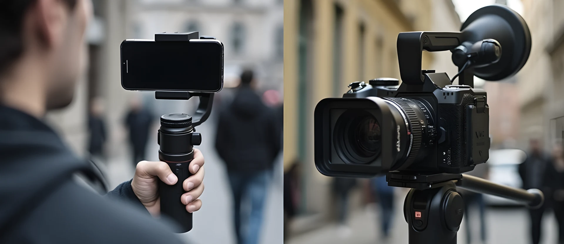 smartphone vs professional camera