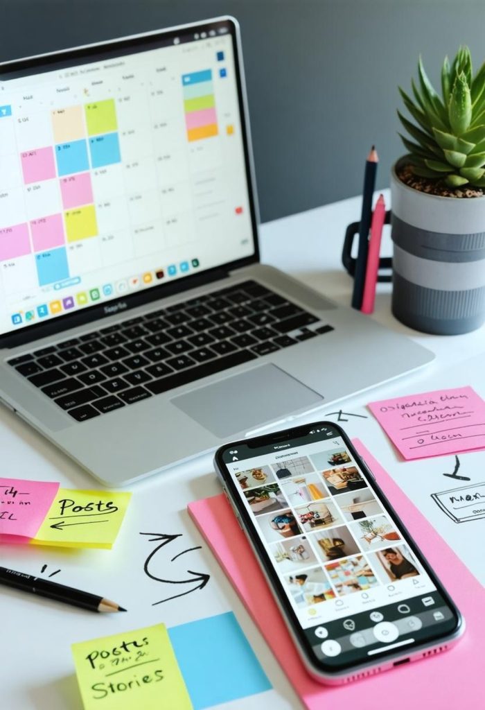 planning calendar for social media marketing